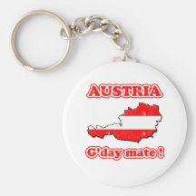 Austria - G'day mate ! Keychains