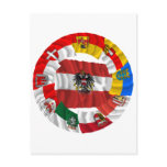 Austria & its Laender Waving Flags