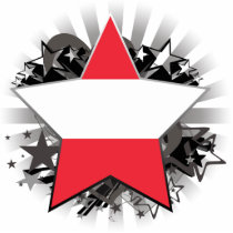 Austria Star Photo Cut Outs