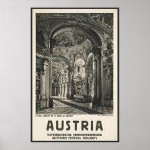 Austria Styria Library of the Abbey of Admont Poster