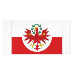 Austria Tyrol Flag Photo Greeting Card
