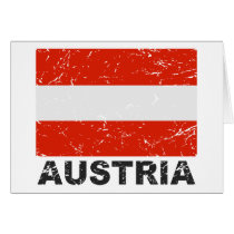 Austria Vintage Flag Cards