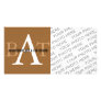 Austrian Black and Tan Hound Monogram Photo Card Template