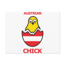Austrian Chick Postcard