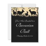 Austrian / German Style Autumn Waltz / Ball Invite invitations