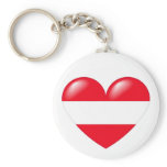 Austrian heart keychain - Österreichisch Herz