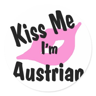 austrian round sticker by shopaholicchick