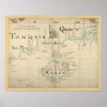 Authentic 1690 Pirate Map posters