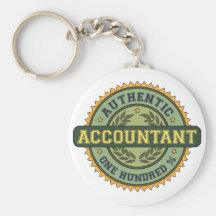 Authentic Accountant Keychain