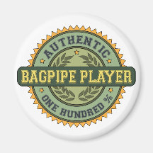 Authentic Bagpipe Player Magnets