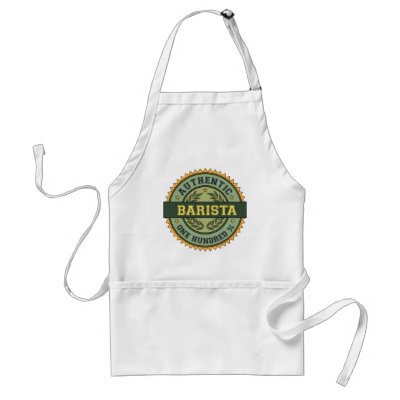 Authentic Barista Apron by 1000suns