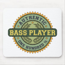 Authentic Bass Player Mouse Pads