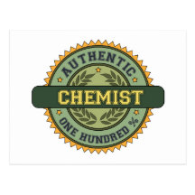 Authentic Chemist Postcard
