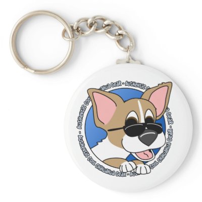 Authentic Cool Chihuahua Keychain by MenagerieMayhem