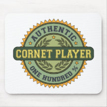 Authentic Cornet Player Mouse Mat