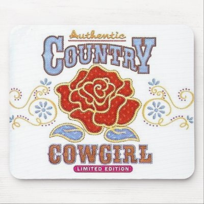Authentic CowGirl Mousepad by darshe40