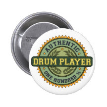 Authentic Drum Player Pin