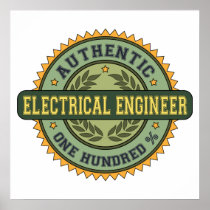 Authentic Electrical Engineer Print