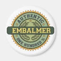 Authentic Embalmer Fridge Magnets