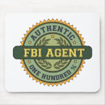 Authentic FBI Agent Mouse Mats