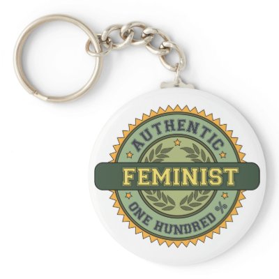 Authentic Feminist Keychains by 1000suns