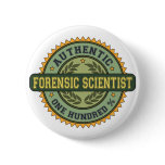 Authentic Forensic Scientist buttons