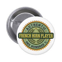 Authentic French Horn Player Pin