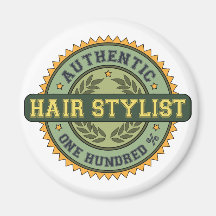 Authentic Hair Stylist Refrigerator Magnets