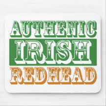 Authentic Irish Redhead Mouse Mats