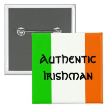 Authentic Irishman Button