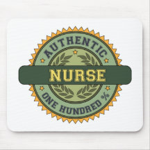 Authentic Nurse Mouse Pads