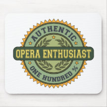 Authentic Opera Enthusiast Mouse Pad