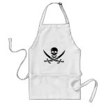 Authentic Pirate Flag of Jack Rackam Aprons