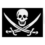 Authentic Pirate Flag of Jack Rackam Cards