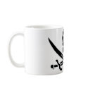 Authentic Pirate Flag of Jack Rackam mugs