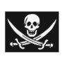 Authentic Pirate Flag of Jack Rackam Postcards
