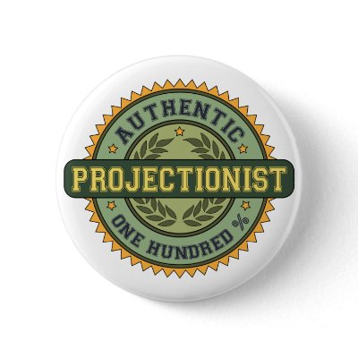 Authentic Projectionist Pin by 1000suns