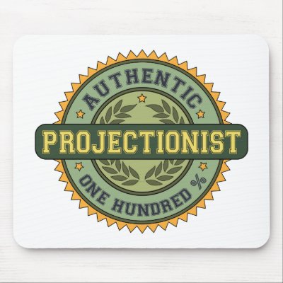 Authentic Projectionist Mouse Mats by 1000suns