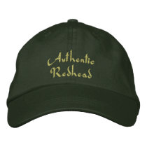 Authentic Redhead Irish  Embroidered Cap / Hat Embroidered Hat