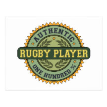 Authentic Rugby Player Postcards