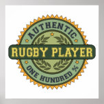 Authentic Rugby Player Posters