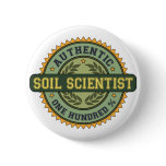 Authentic Soil Scientist Buttons