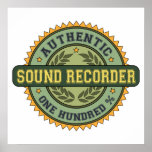 Authentic Sound Recorder Print