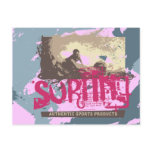 Authentic Surfing T shirts and Gifts Postcard
