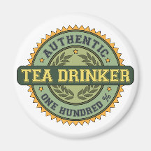 Authentic Tea Drinker Magnet