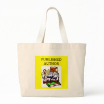 AUTHOR and writer Tote Bag