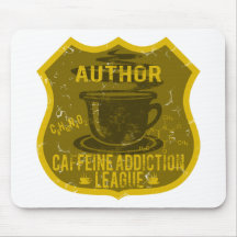 Author Caffeine Addiction League Mousepad