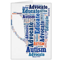 Autism Advocate Educate Note Card GoTeamKate
