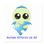 Autism Affects - Baby Cthulhu Sticker
