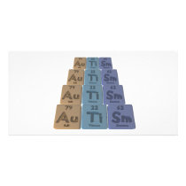 Autism-Au-Ti-Sm-Gold-Titanium-Samarium Photo Card Template